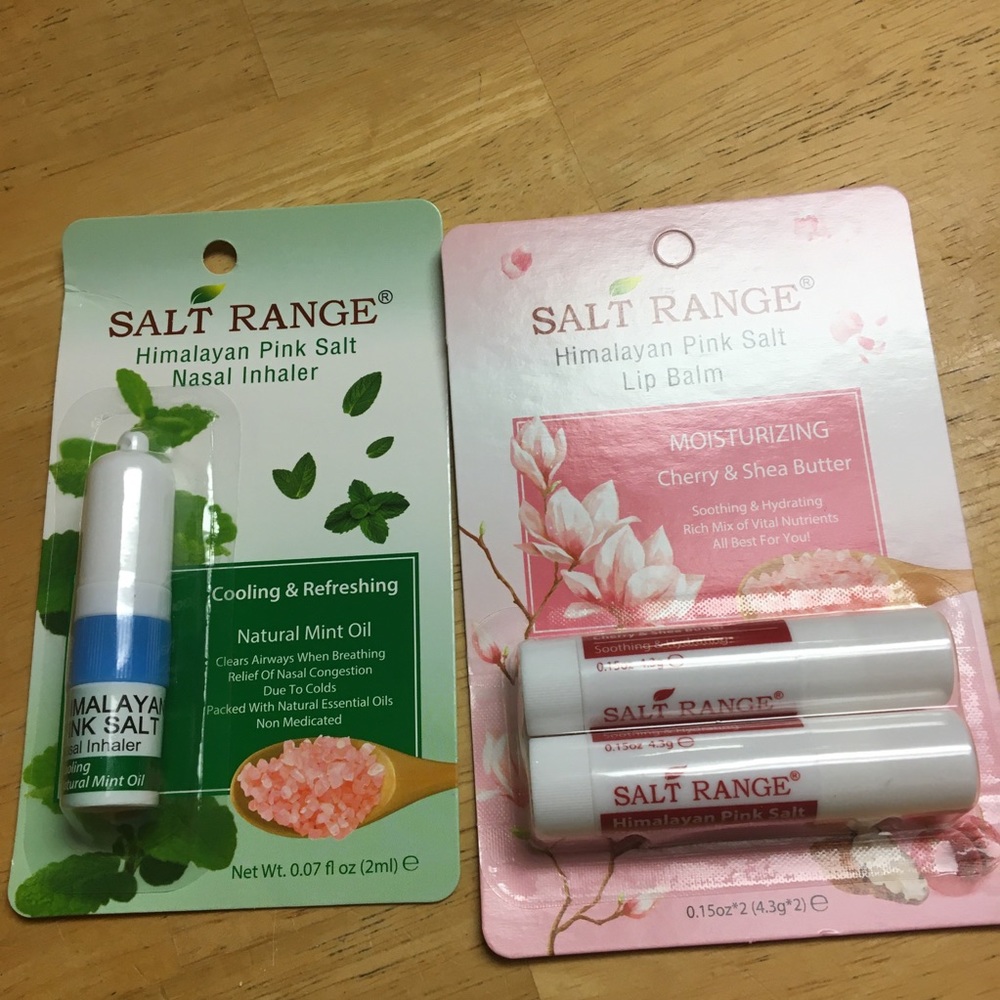 Salt Range Himalayan Lip Balm and and Inhaler